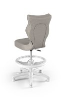 ENTELO Petit Biały Monolith 03 rozmiar 4 WK+P - DOBRE KRZESŁO dla kręgosłupa, ortopedyczne - fotel obrotowy do biurka