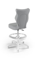 ENTELO Petit Biały Velvet 03 rozmiar 3 WK+P - DOBRE KRZESŁO dla kręgosłupa, ortopedyczne - fotel obrotowy do biurka
