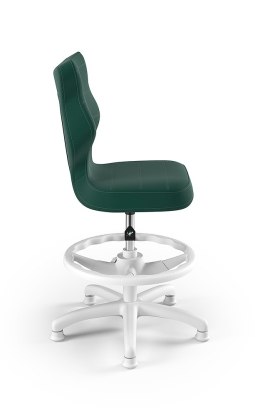 ENTELO Petit Biały Velvet 05 rozmiar 4 WK+P - DOBRE KRZESŁO dla kręgosłupa, ortopedyczne - fotel obrotowy do biurka