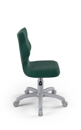 ENTELO Petit Szary Velvet 05 rozmiar 3 - DOBRE KRZESŁO dla kręgosłupa, ortopedyczne - fotel obrotowy do biurka