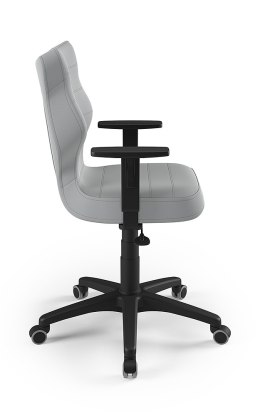 ENTELO Duo Czarny Velvet 03 rozmiar 6 - DOBRE KRZESŁO dla kręgosłupa, ortopedyczne - fotel obrotowy do biurka