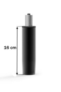 OD RĘKI Entelo mała kolumna gazowa czarna - podnośnik gazowy czarny do foteli obrotowych