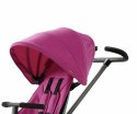 Qplay Qplay Easy Wózek Dziecięcy 3w1 Pink - wygodna, nowoczesna różowa spacerówka - lekki aluminiowy stelaż, obracane siedzisko