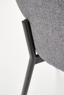Halmar K373 krzesło popielaty materiał: tkanina / stal malowana proszkowo