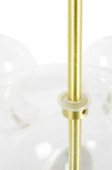Lampa podłogowa CAPRI FLOOR 6 złota - LED, aluminium, szkło