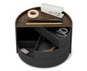Umbra UMBRA pojemnik na biżuterię MOONA ciemno-brązowy - kuferek szkatułka na drobiazgi, małe akcesoria - obrotowe szuflady