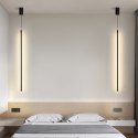 LAMPA wisząca LED OMBRE 80 CZARNA stal akryl Moosee MOOSEE minimalistyczna i nowoczesna
