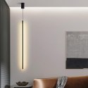LAMPA WISZĄCA LED OMBRE 60 CZARNA stal akryl Moosee MOOSEE nowoczesna i minimalistyczna