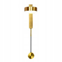 King Home Kinkiet Lampa ścienna LED CLARID GOLD złota aluminium metal regulowany klosz