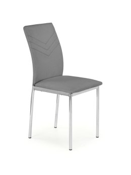 Halmar K137 krzesło do jadalni popiel ( szary ) ekoskóra/chrom