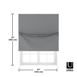 Umbra UMBRA panel zaciemniający NIGHTFALL 129 cm - 198 cm ciemno szary