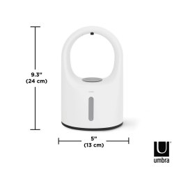 Umbra UMBRA automatyczny dozownik mydła RAIN 414ml biały tworzywo na baterie wskażnik LED