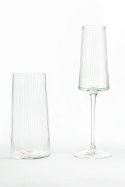 Kare Design KARE kieliszek do szampana RIFLE 215 ml transparentny szklany