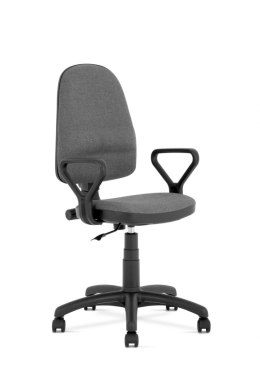 Halmar BRAVO fotel obrotowy biurowy, popielaty, OBAN EF031, materiał: tkanina