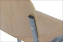 Krzesło konferencyjne TDC-07 BUK stelaż alu - stacjonarne biurowe z możliwością sztaplowania