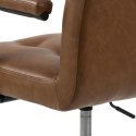 ACTONA Fotel biurowy Cosmo Arm Vintage brązowy