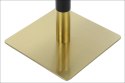 SH-3002-5/GB Podstawa stolika złota czarna kwadratowa