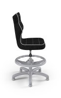 Entelo Petit Szary Visto 01 rozmiar 4 WK+P ergonomiczne krzesło / fotel do biurka
