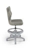 Entelo Petit Szary Visto 03 rozmiar 4 WK+P ergonomiczne krzesło / fotel do biurka