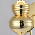Moosee MOOSEE Kinkiet lampa ścienna QUEEN 15 złota abażur tworzywo stelaż aluminium złoty połysk