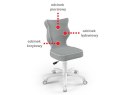Entelo Petit Szary Jasmine 01 rozmiar 4 WK+P ergonomiczne krzesło / fotel do biurka