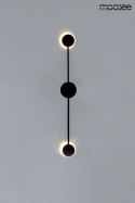 Moosee MOOSEE Kinkiet lampa ścienna LED SHADOW 2 CLOSE czarna mat metalowa można montować na suficie jako plafon