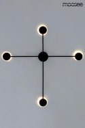 Moosee MOOSEE Kinkiet Plafon lampa ścienna LED SHADOW 4 CLOSE czarna metalowa można zamontować na suficie