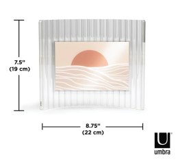 Umbra UMBRA ramka na zdjęcia RIPLEY 22x19 cm szkło prążkowane pozioma lub pionowa