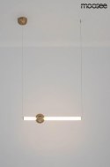 Moosee MOOSEE lampa wisząca LIBRA 90 IN szkło biały / metal złoty do montażu w pionie lub poziomie