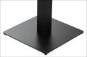 SH-5002-6/H/B Podstawa stolika czarna kwadratowa