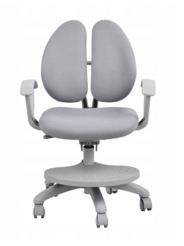 Fun Desk krzesło ortpedyczne / fotel obrotowy do biurka dla dziecka Fresco Grey