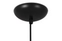 Moosee MOOSEE lampa wisząca SANDRA 30 czarna metal klosz w kształcie kuli wyykonano ze szkła transparentnego E27