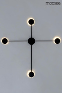 Moosee MOOSEE Kinkiet lampa ścienna Plafon LED SHADOW 4 czarna aluminium metal można zamontować na suficie jako plafon