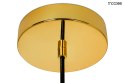 Moosee MOOSEE lampa wisząca LED DISCO złota stal polerowana do wnętrz mieszkalnych lub restauracyjno hotelowych