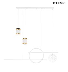 Moosee MOOSEE lampa wisząca LED STARS biała metalowa niezależne od siebie żródła światła zapewnią dekoracyjne delikatne światło