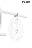 Moosee MOOSEE lampa wisząca LED STARS biała metalowa niezależne od siebie żródła światła zapewnią dekoracyjne delikatne światło