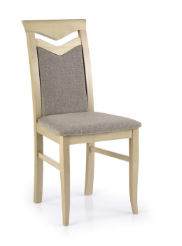 Halmar CITRONE krzesło drewniane dąb sonoma / tkanina tap: INARI 23