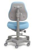 Solidago Blue - Krzesełko z regulacją wysokości + podłokietniki FunDesk