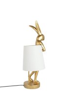 Kare Design KARE lampa stołowa RABBIT 50 cm złota / biała