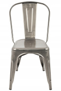 King Home Krzesło TOWER ( Paris ) metalowe kolor metal uniwersalne i praktyczne można sztaplować