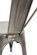 King Home Krzesło TOWER ( Paris ) metalowe kolor metal uniwersalne i praktyczne można sztaplować