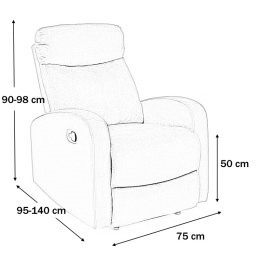 Halmar WONDER fotel rozkładany z funkcja kołyski, ciemno zielony, tkanina velvet