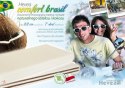 Materac lateksowo-kokosowy Hevea Brasil 200x160 (Bamboo)