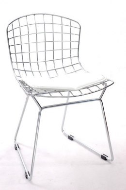 D2.DESIGN Krzesło dziecięce Harry Junior biała poduszka