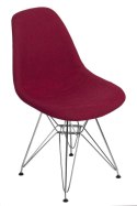 D2.DESIGN Krzesło P016 DSR Duo czerwono szare
