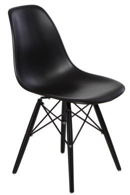 D2.DESIGN Krzesło P016W PP czarne/black