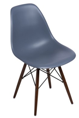 D2.DESIGN Krzesło P016W PP dark grey, dark nogi