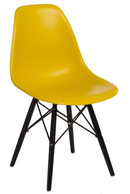 D2.DESIGN Krzesło P016W PP dark olive/black