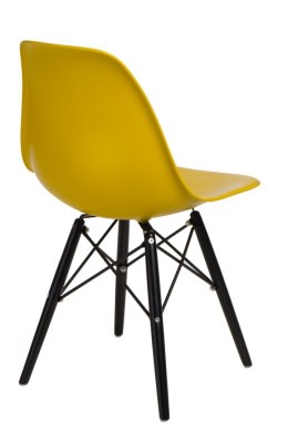 D2.DESIGN Krzesło P016W PP dark olive/black