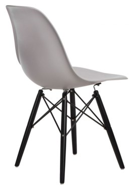 D2.DESIGN Krzesło P016W PP light grey/black